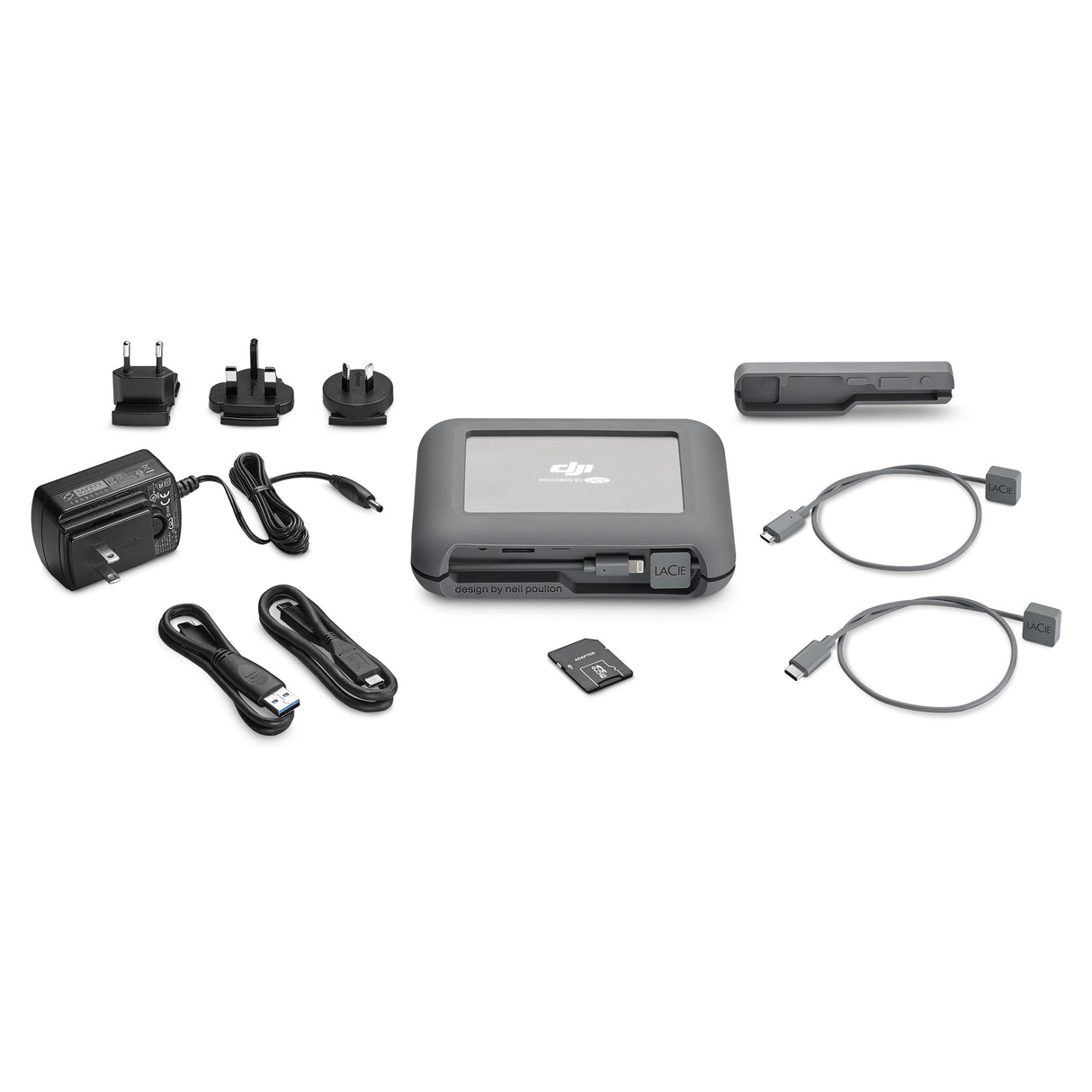 LaCie DJI Copilot Kit External Hard Drive